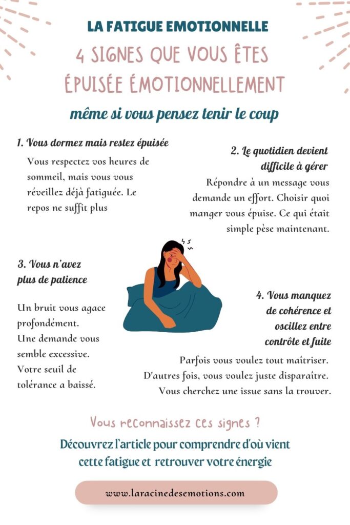 Découvrez les 4 signes de la fatigue émotionnelle